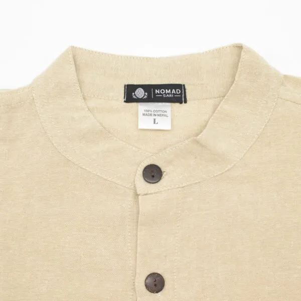 Nomad Sari Kathmandu Shirt - Stone - Large