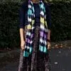 Boho Java Art Stole/Scarf - Multi Stripes - 62x200cm