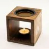 bG9jYWw6Ly9tZWRpYS85Ry9HRC82MFIzMEMxSjY0VjNHRDlHLzc4MGIzY2ZjLmpwZw.webp Square Mango Wood Oil Burner - Elephant