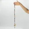 Indian Chimes - Brass Elephant with Chakra Beads String Bells 53cm