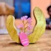 bG9jYWw6Ly9tZWRpYS85SC8yRS82MFIzMEMxSDc0UksyRTlILzQ4MmFiY2UwLmpwZWc.webp Gemstone Tree Garden - Mango Wood Open Ring - Rose Quartz - 60 chipstones