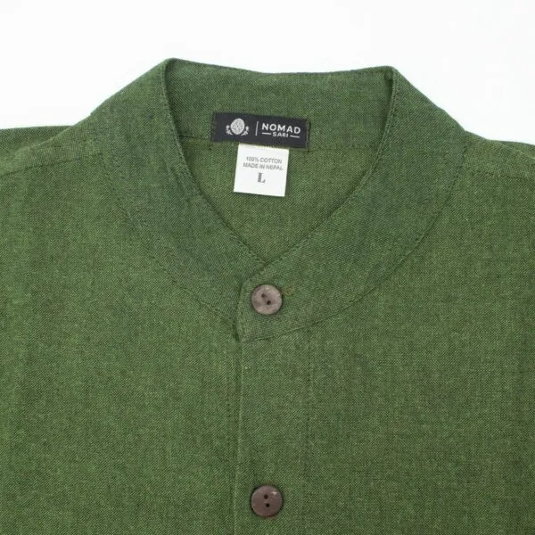 Nomad Sari Kathmandu Shirt - Forest Green - Large