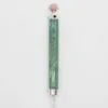 bG9jYWw6Ly9tZWRpYS85SC9FRC82MFIzMEMxSjZDVEtFRDlIL2FjOTEwNWJhLmpwZw.webp Verdant Heart Wand - Ruby Fuchsite Rose Quartz Crystal Ball top - 23cm