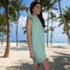 bG9jYWw6Ly9tZWRpYS85Si80RC82MFIzMEMxRzZNVzM0RDlKLzRlOTc4Nzk0LmpwZWc.webp Cotton Pario Throw - 100x180 cm - Picnic Green