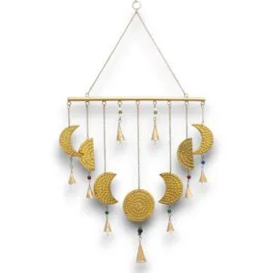 Indian Chimes - Brass Moon Phases Chimes