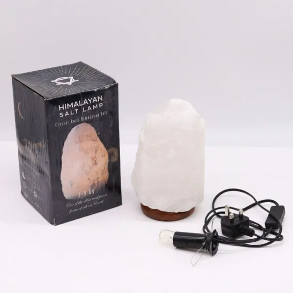 Crystal Rock Himalayan Salt Lamp - and Base apx 3-5kg