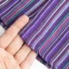 Nomad Sari Grandad Shirt - Black Purple - Large