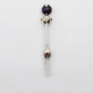 bG9jYWw6Ly9tZWRpYS85TS80RS82MFIzMEMxSjZNUjM0RTlNLzNiNjk4OGVjLmpwZw.webp Celestial Prism Wand - Amethyst