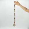 Indian Chimes - Brass Flower of Life with Rudraksha Beads String Bells