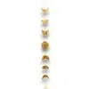 Indian Chimes - Brass Moon Phases Drop with Bell 25cm