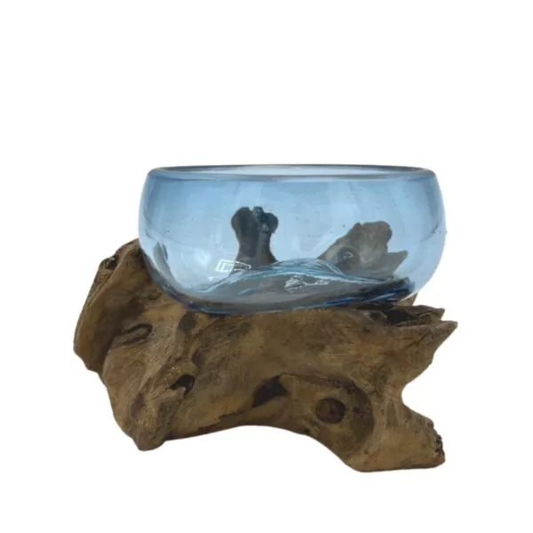 bG9jYWw6Ly9tZWRpYS85TS9BRC82MFIzMEMxRzZSVjNBRDlNLzExZmUwYTYwLmpwZWc.webp Molton Glass Mini Blue Bowl on Wood