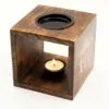 bG9jYWw6Ly9tZWRpYS85TS9HRC82MFIzMEMxSjY0VjNHRDlNLzhhYTc1MGJmLmpwZw.webp Large Square Mango Wood Oil Burner- Buddha Face