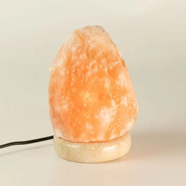 Quality USB Natural Salt Lamp - 11.5 cm Random Colours