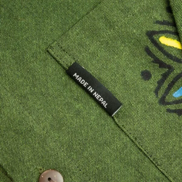 Nomad Sari Kathmandu Shirt - Forest Green - Large