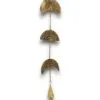 Indian Chimes - Brass Moon Phases Drop with Bell 25cm