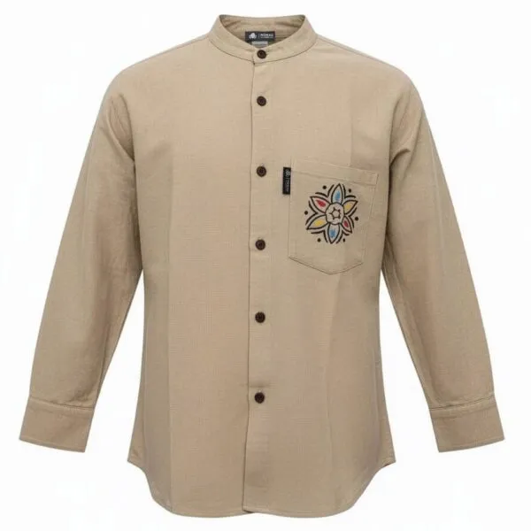 Nomad Sari Kathmandu Shirt - Stone - XL