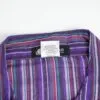 Nomad Sari Grandad Shirt - Black Purple - Large