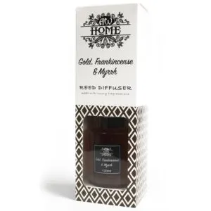 bG9jYWw6Ly9tZWRpYS85US82Qy82MFIzMEMxRzZHVzM2QzlRLzIzNGZkMjdmLmpwZWc.webp 120ml Reed Diffuser - Gold, Frankincense and Myrrh