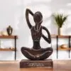 bG9jYWw6Ly9tZWRpYS85US82RS82MFIzMEMxRzZXVDM2RTlRL2IxOTMyNTU1LmpwZWc.webp Wooden Yoga Lady - Antique - Cow Face Pose - "Stretch into Your Strength"