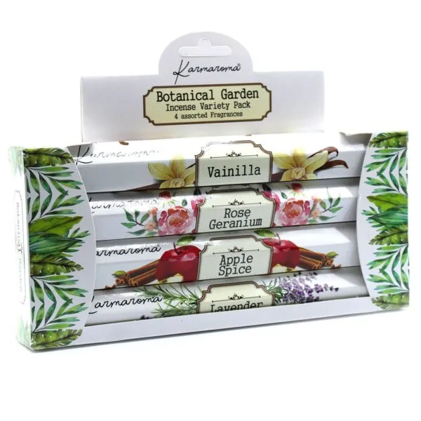 bG9jYWw6Ly9tZWRpYS85US8yRC82MFIzMEMxRzZSUjMyRDlRLzI5YmM5YjBlLmpwZWc.webp Botanical Garden Incense Gift Set - 4 Assorted Fragrances