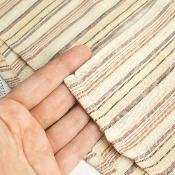 bG9jYWw6Ly9tZWRpYS85US9FRC82MFIzMEMxSjY4VzNFRDlRLzg3MzRhNWRlLmpwZw.webp Nomad Sari Grandad Shirt - Brown Beige - Medium