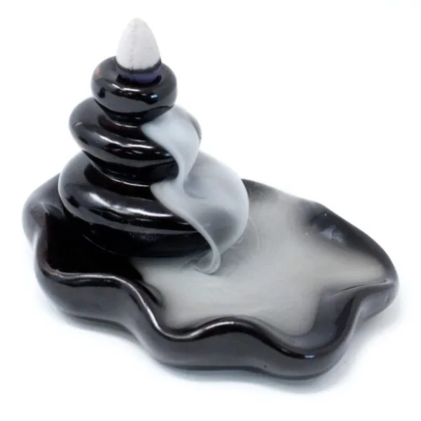 bG9jYWw6Ly9tZWRpYS85US9FRS82MFIzMEMxRzZNUzNFRTlRLzBkNDdmYWIwLmpwZWc.webp Back Flow Incense Burner - Large Pebbles into Pool