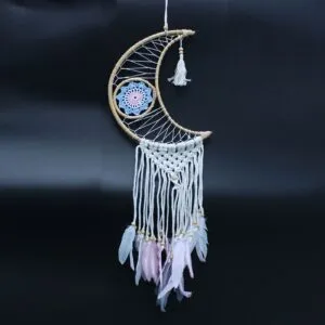 Protection Dream Catcher - Macrame Moon