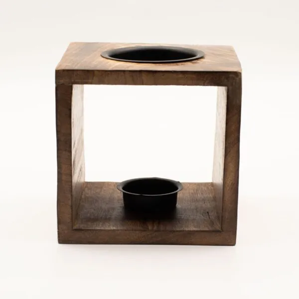 bG9jYWw6Ly9tZWRpYS85US9HRC82MFIzMEMxSjY0VjNHRDlRLzBjZDllNDQ5LmpwZw.webp Large Square Mango Wood Oil Burner - Moon Goddess