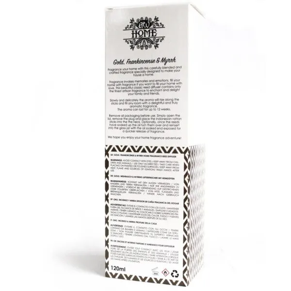 120ml Reed Diffuser - Gold, Frankincense and Myrrh