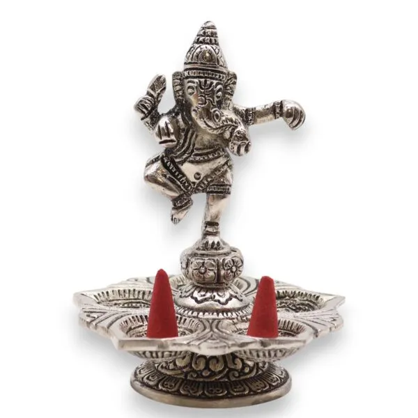 bG9jYWw6Ly9tZWRpYS85Ui82Qy82MFIzMEMxRzZXUzM2QzlSL2U0ZDhmYTNhLmpwZWc.webp Dancing Ganesha Incense Holder