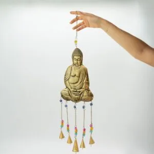 Indian Chimes - Lrg Buddha 5 Bell Chimes