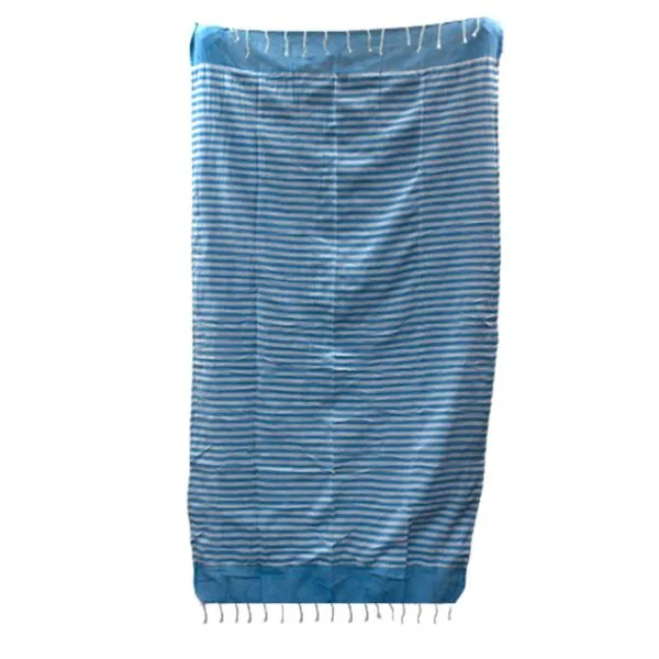 bG9jYWw6Ly9tZWRpYS85Ui8yRS82MFIzMEMxRzZNVzMyRTlSL2Q3N2Y4MTY4LmpwZWc-1.webp Cotton Pario Towel - 100x180 cm - Sky Blue