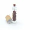 Gemstone Essential Oil Roller Bottle - Red Jasper  - Wooden Cap