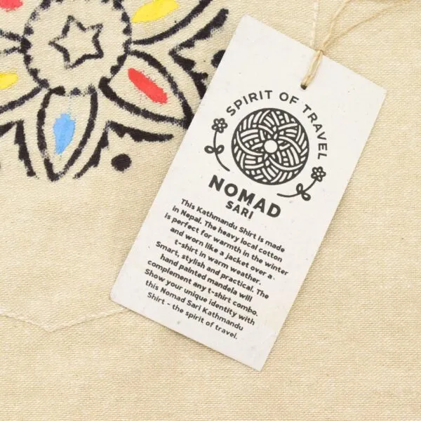 Nomad Sari Kathmandu Shirt - Stone - XL