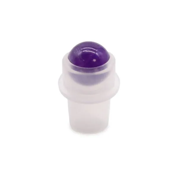 Gemstone Roller Tip for 5ml Bottle - Amethyst