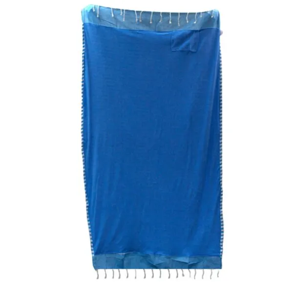 bG9jYWw6Ly9tZWRpYS85Uy8yRS82MFIzMEMxRzZNVzMyRTlTLzE0YjM2ZTA5LmpwZWc.webp Cotton Pario Towel - 100x180 cm - Sky Blue