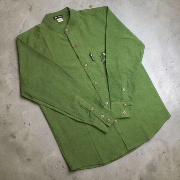 Nomad Sari Kathmandu Shirt - Forest Green - XL