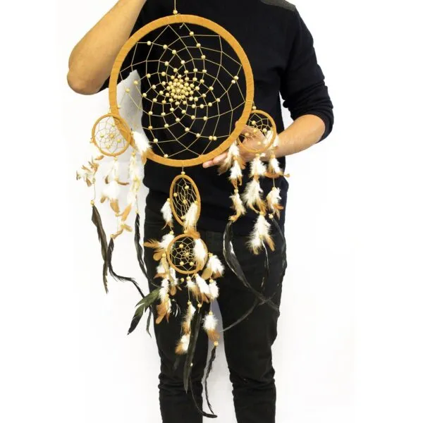 bG9jYWw6Ly9tZWRpYS85Uy9FRC82MFIzMEMxRzZHVDNFRDlTLzVmOWU4ZjEyLmpwZWc.webp Bali Dreamcatchers - XLarge Round - Cream/Coffee/Choc