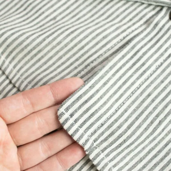 Nomad Sari Grandad Shirt - Grey Stone - Large