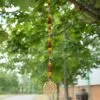 Indian Chimes - Brass Flower of Life with Rudraksha Beads String Bells