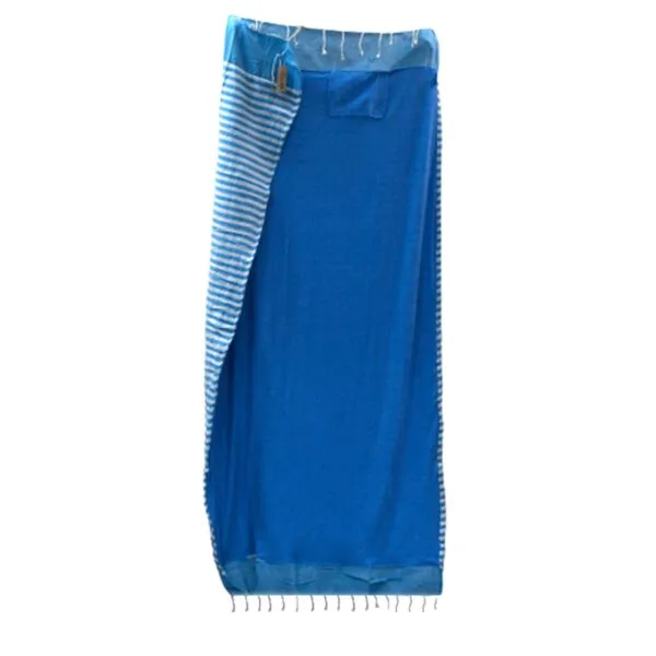 bG9jYWw6Ly9tZWRpYS8xRy80Qy82MFIzMEMxRzZNVzM0QzFHL2VhZmQ3OTQ3LmpwZWc.webp Cotton Pario Towel - 100x180 cm - Sky Blue