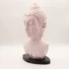 Buddha Bust Lamp Cherry Crackle - Oval stand