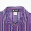 Nomad Sari Grandad Shirt - Black Purple - XL