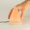 Quality USB Pyramid Salt Lamp - 9 cm (single)