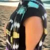 Boho Java Art Stole/Scarf - Multi Stripes - 62x200cm