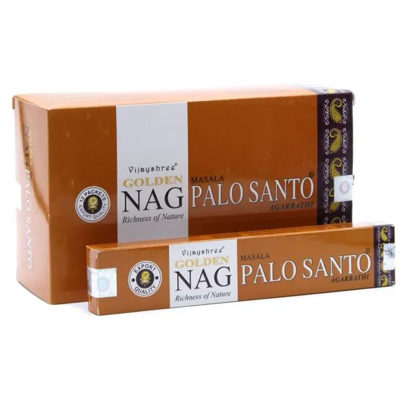 bG9jYWw6Ly9tZWRpYS8xSC8yRC82MFIzMEMxRzZSUjMyRDFILzgyYzEwN2EyLmpwZWc.webp 15g Golden Nag - Palo Santo Incense