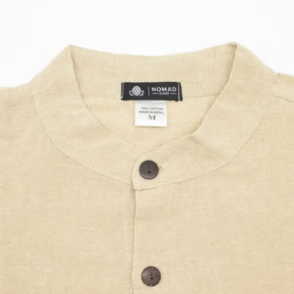 Nomad Sari Kathmandu Shirt - Stone - Medium