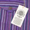 bG9jYWw6Ly9tZWRpYS8xSC9FRS82MFIzMEMxSjY4VzNFRTFILzM1M2UwZDZmLmpwZw.webp Nomad Sari Grandad Shirt - Black Purple - Medium