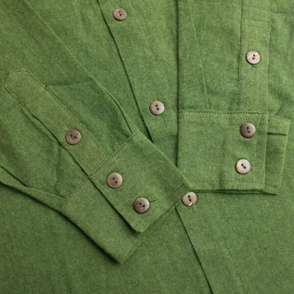 Nomad Sari Kathmandu Shirt - Forest Green - Medium
