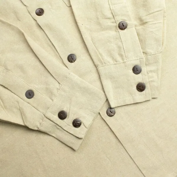 Nomad Sari Kathmandu Shirt - Stone - Medium
